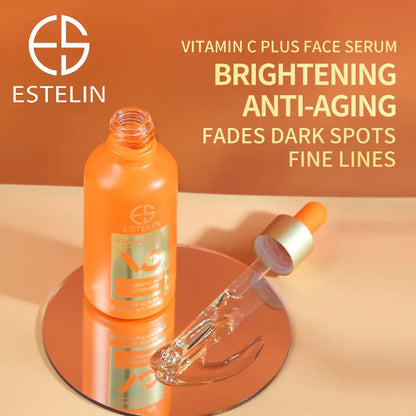 Estelin Vitamin C Plus Brightening & Anti-aging Face Serum | Hyaluronic Acid Niacinamide Face Serum – 50ml