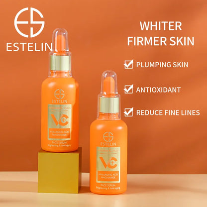 Estelin Vitamin C Plus Brightening & Anti-aging Face Serum | Hyaluronic Acid Niacinamide Face Serum – 50ml