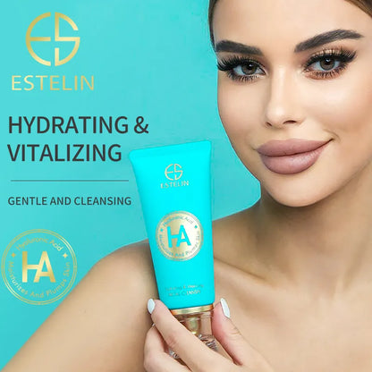 Estelin Hyaluronic Acid Hydrating & Vitalizing Facial Cleanser – 80g