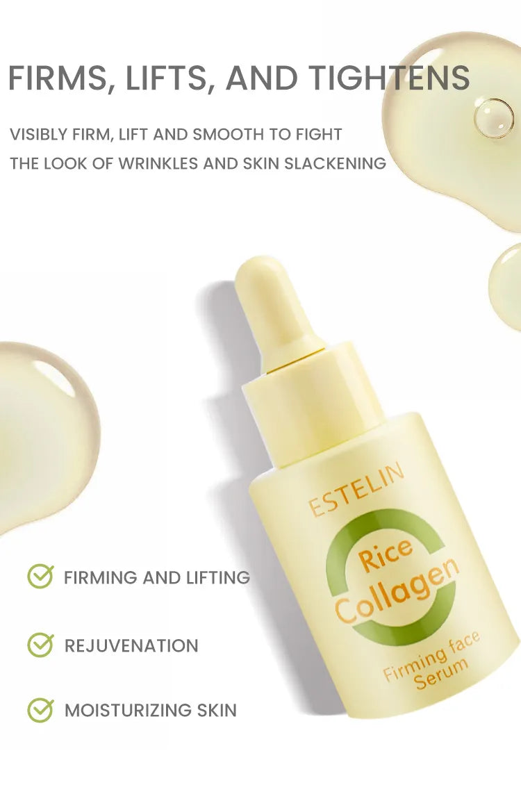 Estelin Collagen & Rice Firming Face Serum – 30ml