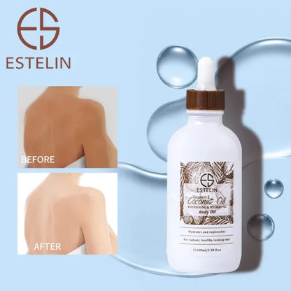 Estelin Coconut Oil & Vitamin E Nourishing & Hydrating Body Oil – 100ml ₨994