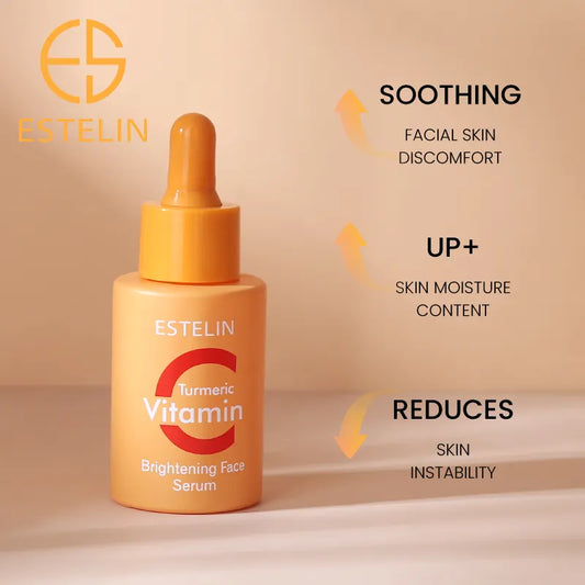 Estelin Vitamin C &turmeric Brightening Face Serum – 30ml