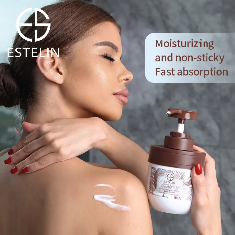 Estelin Coconut Oil & Vitamin E Nourishing & Smoothing Body Lotion – 300ml