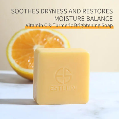 Estelin Vitamin C & Turmeric Brightening Soap – 100g