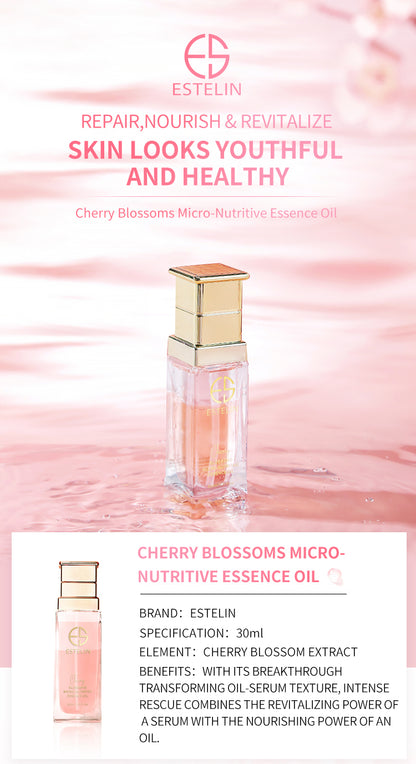 Estelin Cherry Blossoms Micro-nutritive Double Layer Essence Oil – 30ml