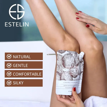 Estelin Coconut Oil & Vitamin E Exfoliating & Rejuvenating Hand & Foot Scrub – 200g