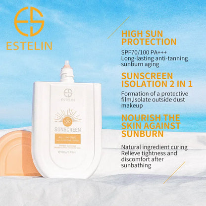 Estelin Multi-defense Tinted Sunscreen Spf70 Sun Protection – 50g