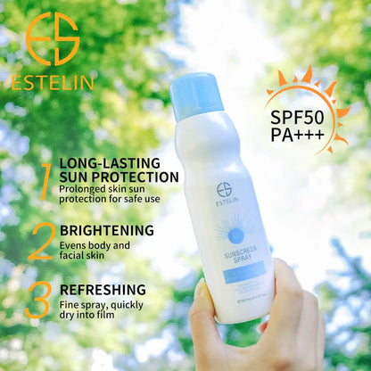 Estelin Multi-effect Whitening Sunscreen Sun Protection Spray Spf50 – 180ml