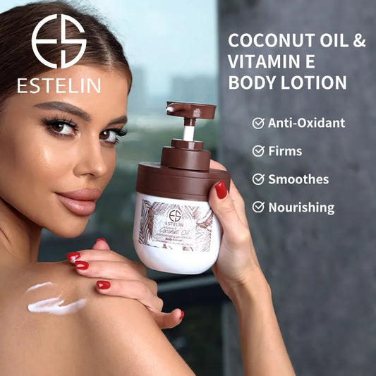 Estelin Coconut Oil & Vitamin E Nourishing & Smoothing Body Lotion – 300ml