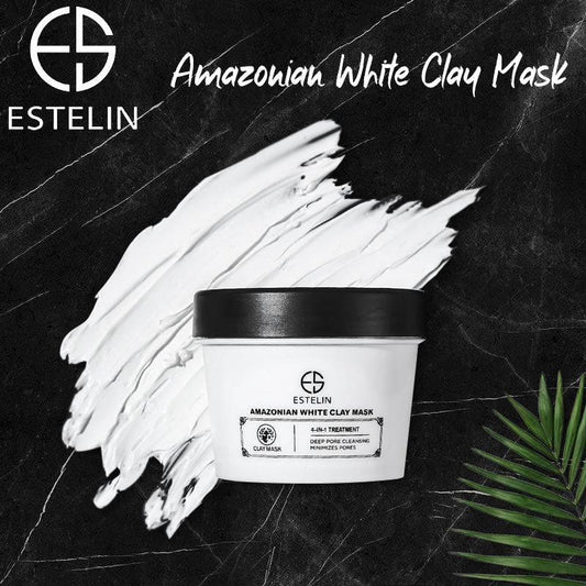 Amazonian White Clay Face Mask Body Skin Care – 100g